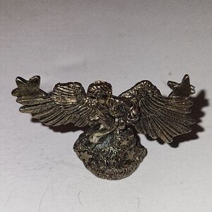 Vintage Metzke Pewter Angel Figurine